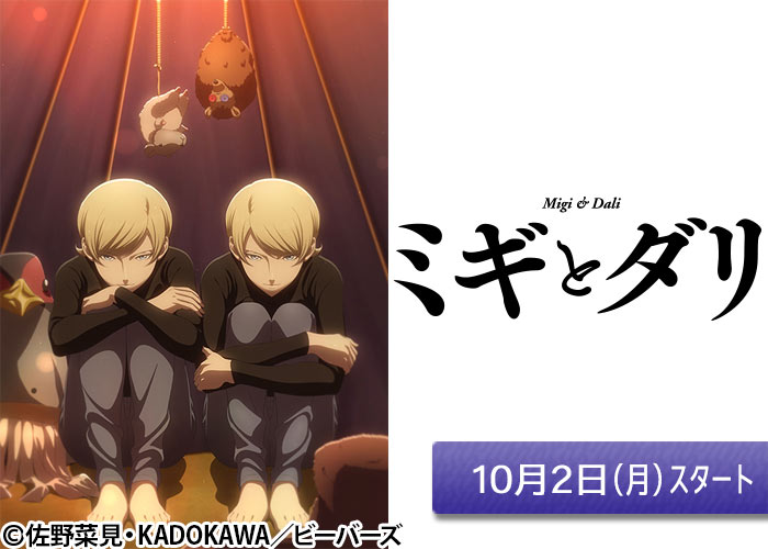 「ミギとダリ」10/02スタート