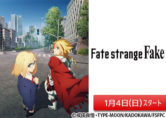 「TVアニメ『Fate/strange Fake』」01/04スタート