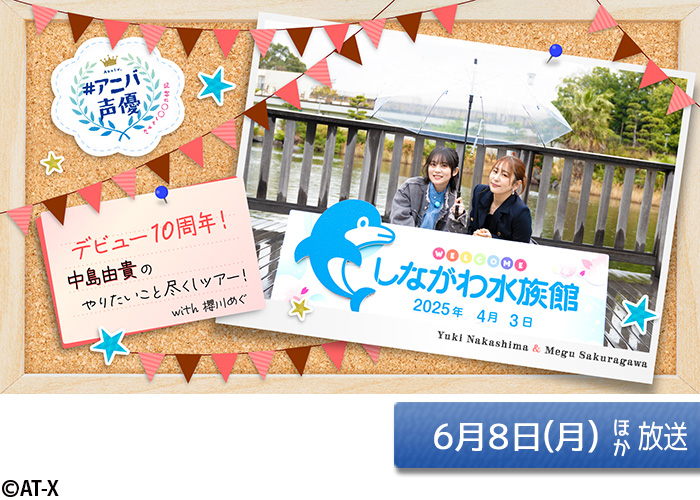 「#アニバ声優～記念に〇〇してみた～」06/08ほか放送
