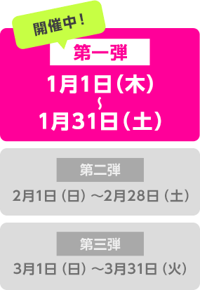 キャンペーン日程