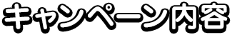 キャンペーン内容